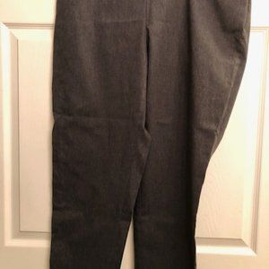Terra & Sky Gray Stretch Pull on Pant 14W Petite - NWT